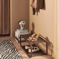 Spinder Design Schoenenrek Retro Chocolade Bruin