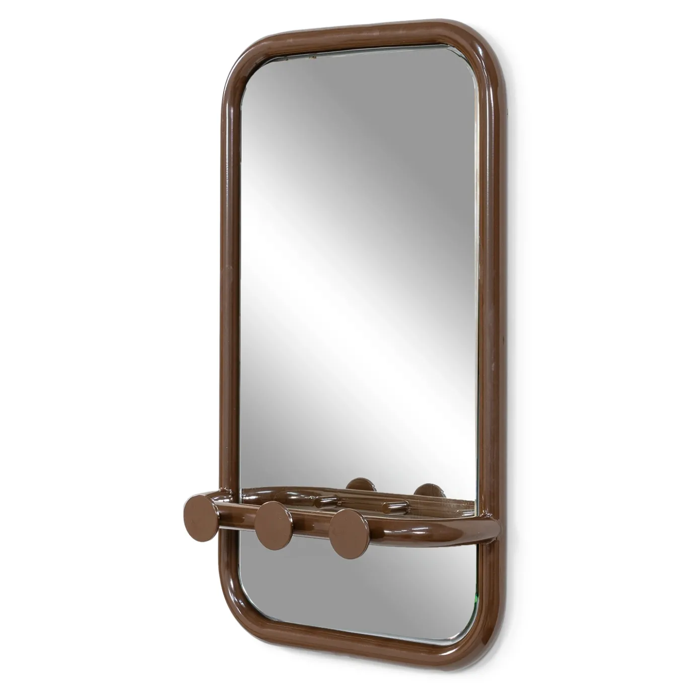 Spinder Design Spiegel Retro Chocolade Bruin