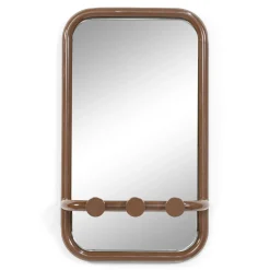 Spinder Design Spiegel Retro Chocolade Bruin