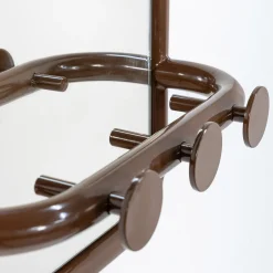 Spinder Design Spiegel Retro Chocolade Bruin