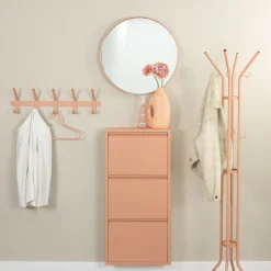 Spinder Design Wandkapstok Dexter 5 Clay Terra 70cm