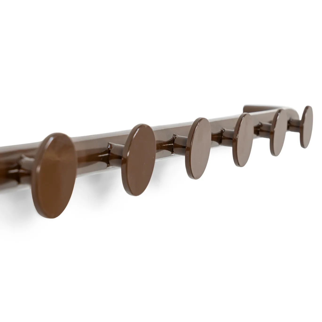Spinder Design Wandkapstok Retro 6 Chocolade Bruin