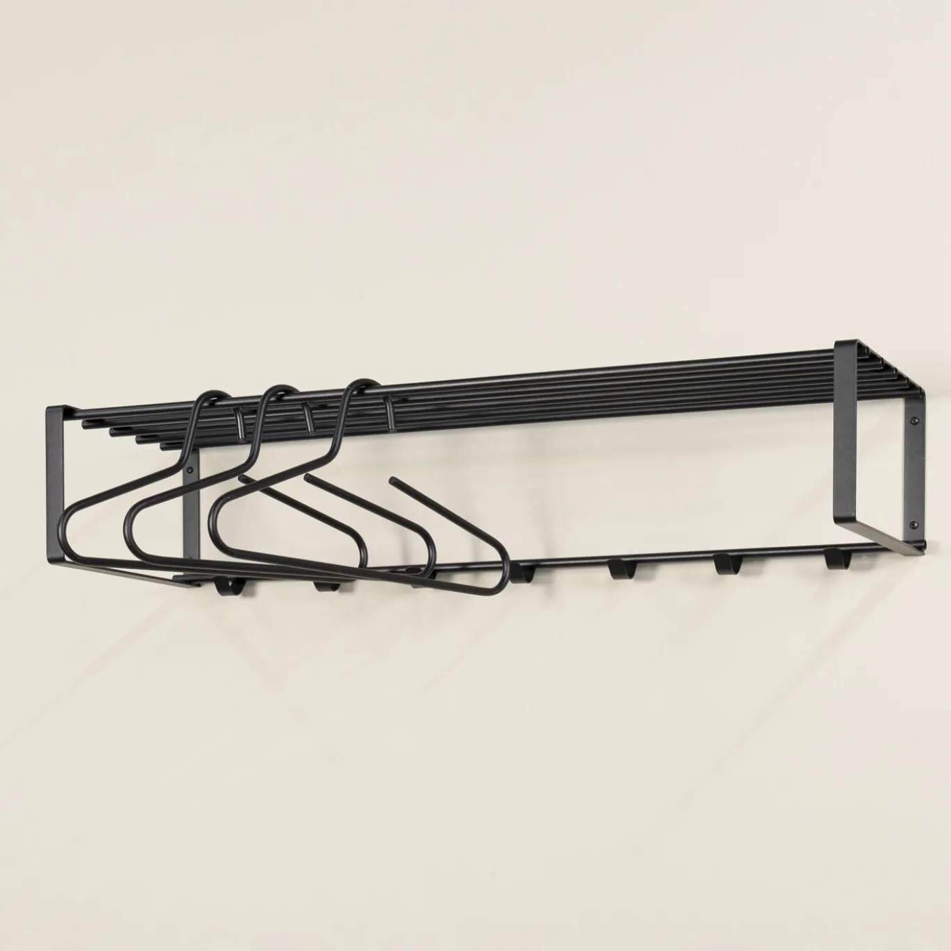 Spinder Design Wandkapstok Rex 2 Zwart 100cm XL