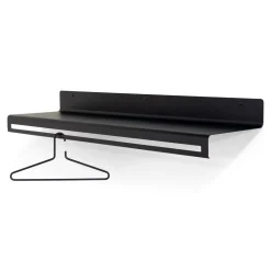 Spinder Design Wandkapstok Sway Staal Zwart 120cm