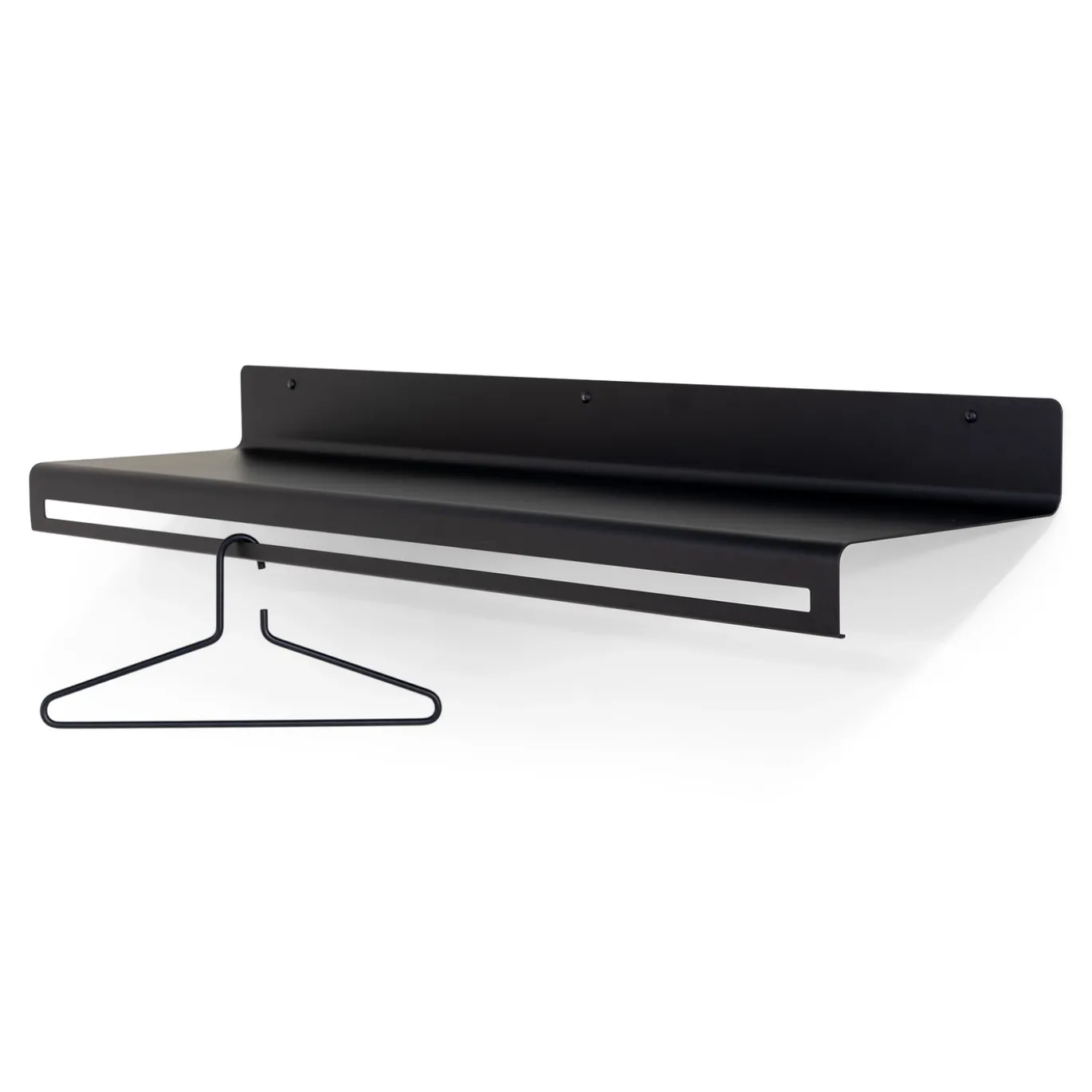 Spinder Design Wandkapstok Sway Staal Zwart 120cm