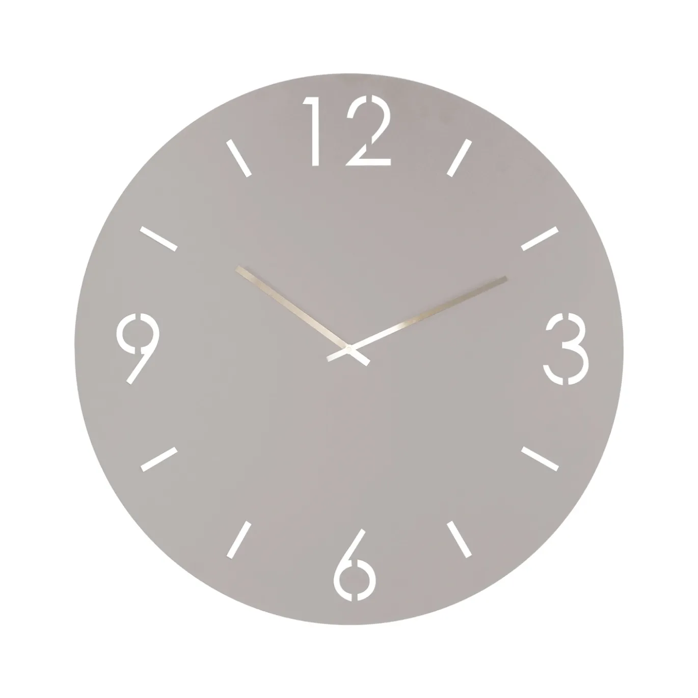 Spinder Design Wandklok Time Silky Taupe Ø60cm