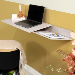 Spinder Design Zwevend Bureau Drift Silky Taupe