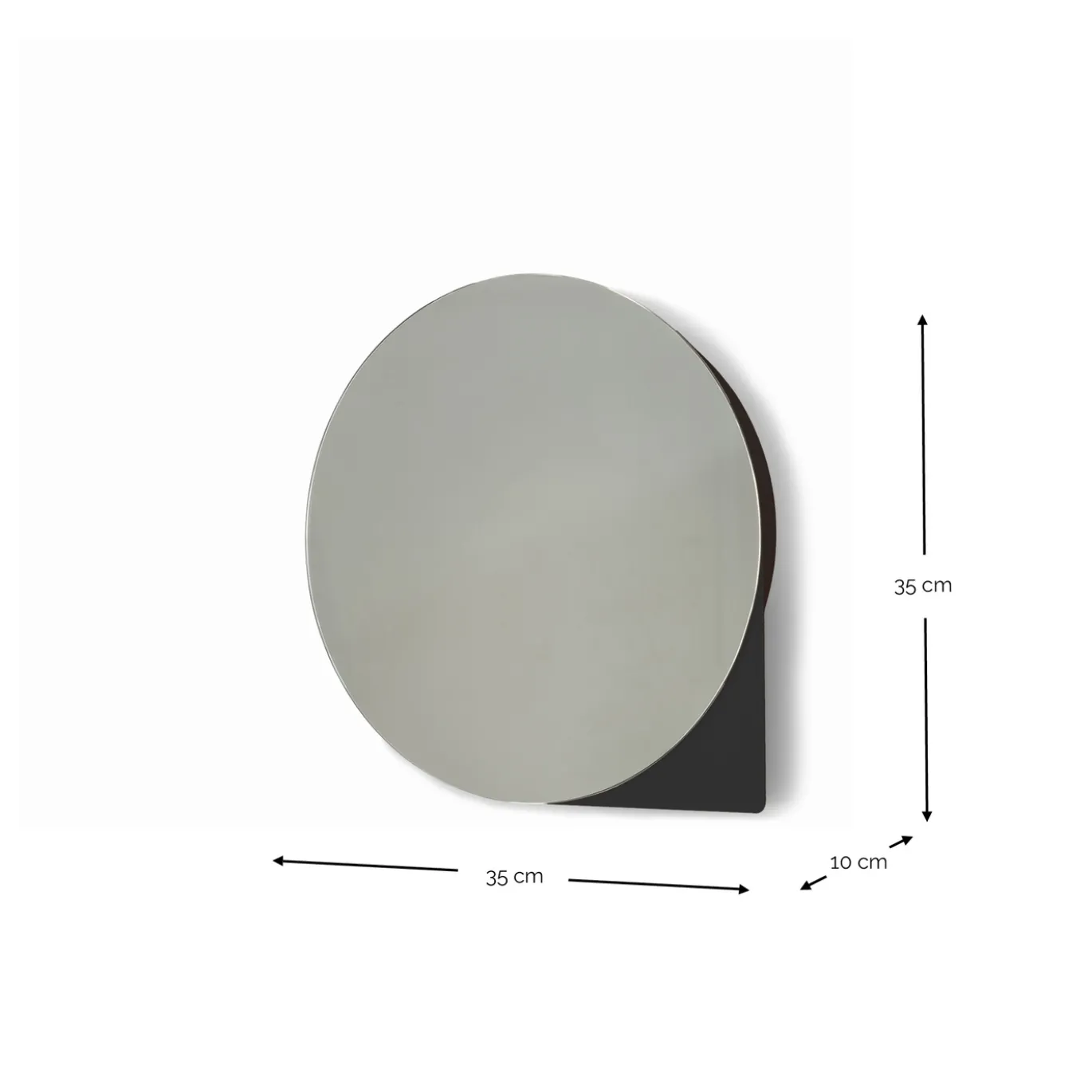 Spinder x BUDDE Spiegelkast Sonnet Zwart Small