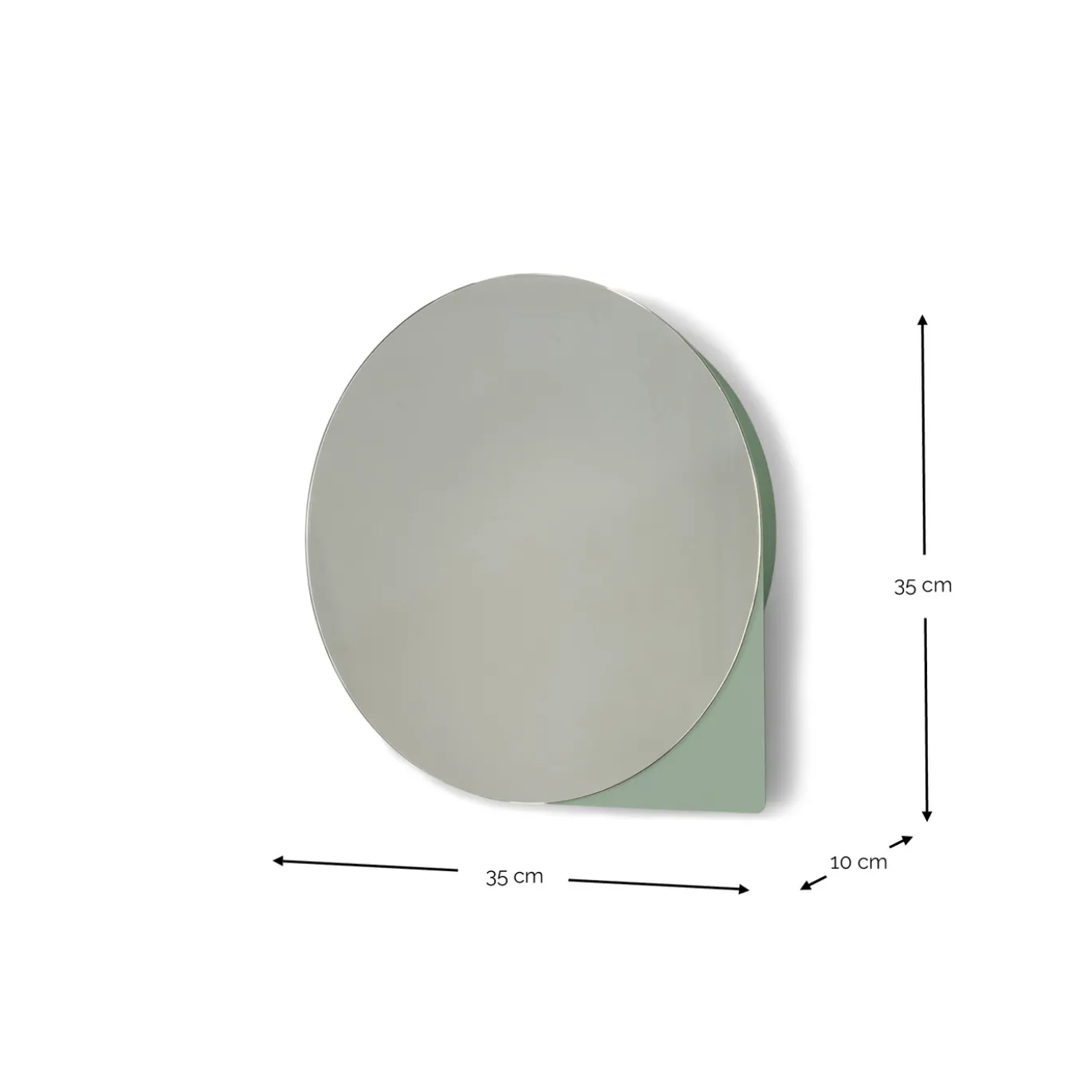 Spinder x BUDDE Spiegelkast Sonnet Dusty Groen Small