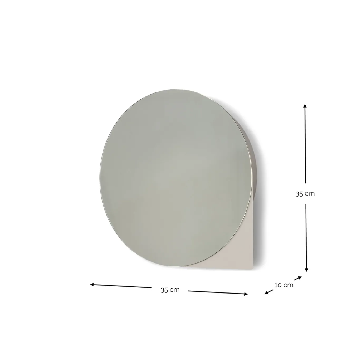 Spinder x BUDDE Spiegelkast Sonnet Silky Taupe Small