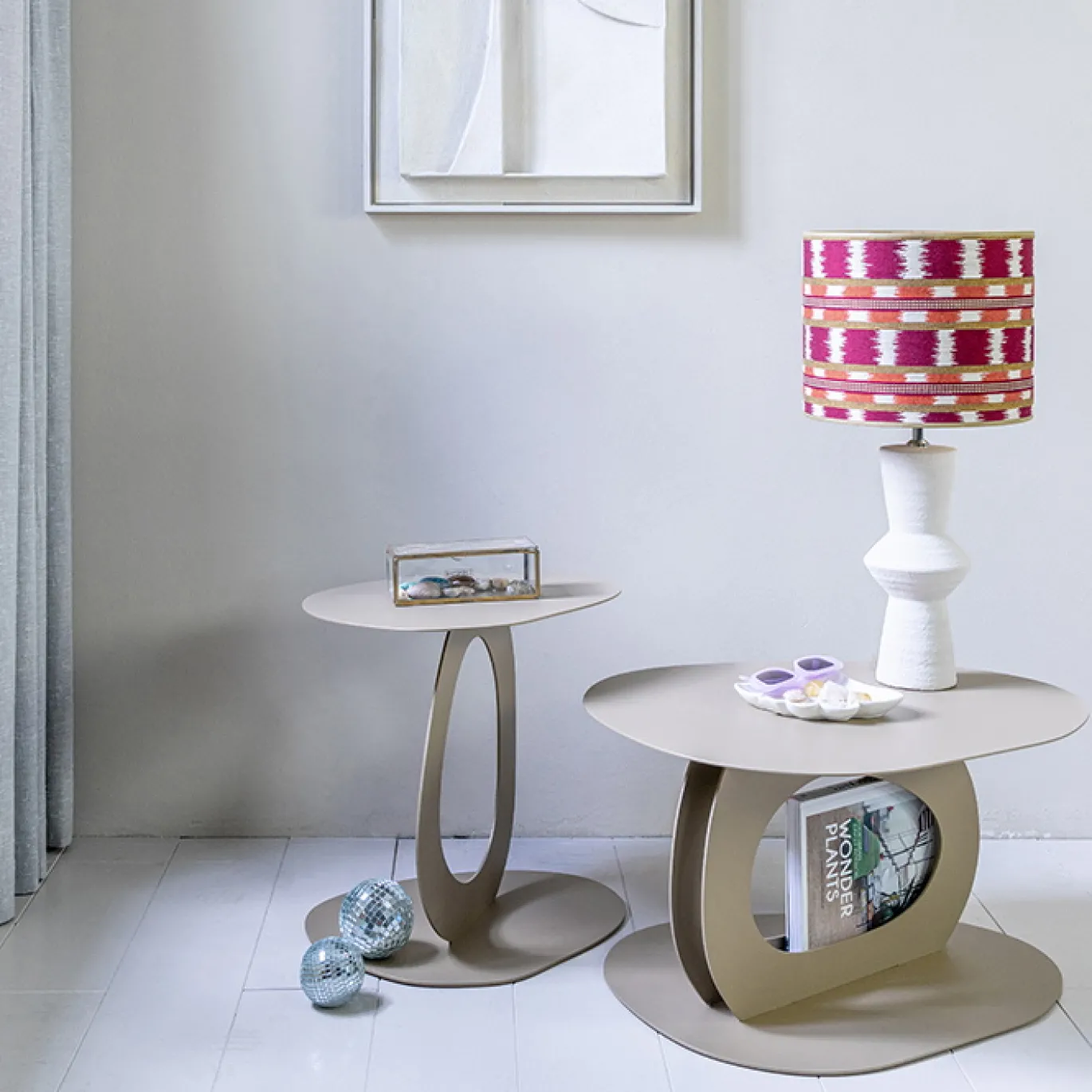 Spinder x Eva van de Ven Bijzettafel Alto Champagne