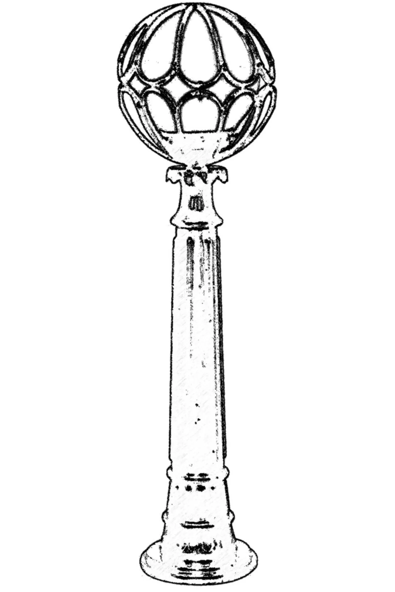 Staande Buitenlamp Marinus Zwart