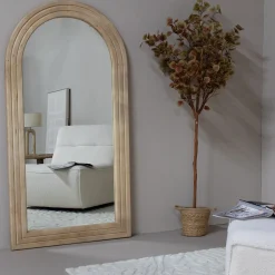 Staande Spiegel Esther Naturel 180cm - Giga Meubel