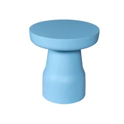 StarFurn Bijzettafel Drum Blauw