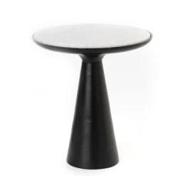 StarFurn Bijzettafel Essy Zwart 45cm