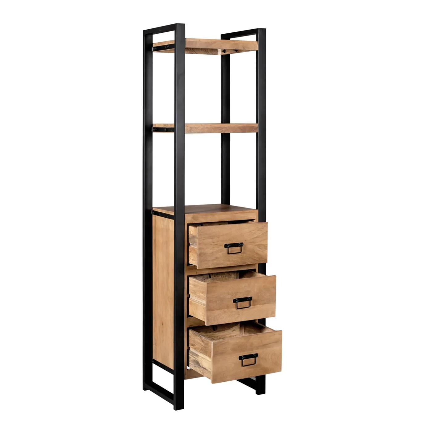 Starfurn Boekenkast Britt 200x55cm Drie Lades