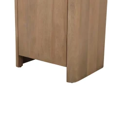 StarFurn Boekenkast Dallas Naturel Mangohout 200x55cm