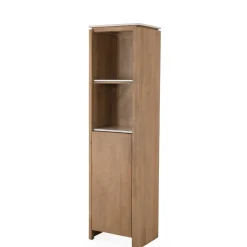 StarFurn Boekenkast Dallas Naturel Mangohout 200x55cm