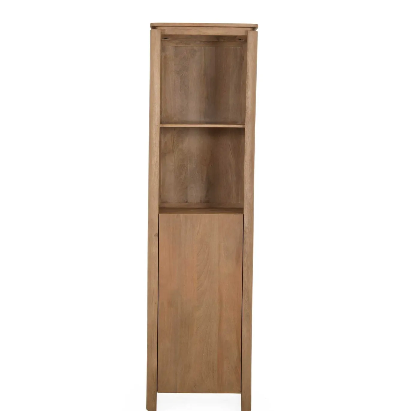 StarFurn Boekenkast Dallas Naturel Mangohout 200x55cm