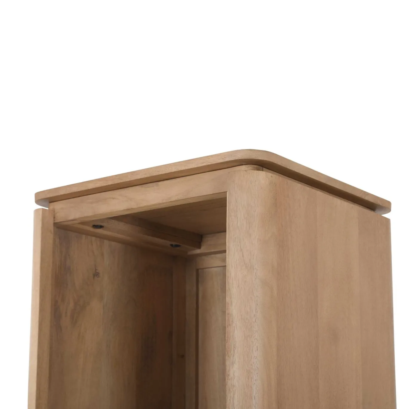 StarFurn Boekenkast Dallas Naturel Mangohout 200x55cm