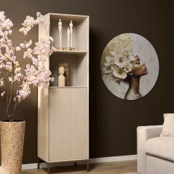 StarFurn Boekenkast Madison Zand 55x200cm