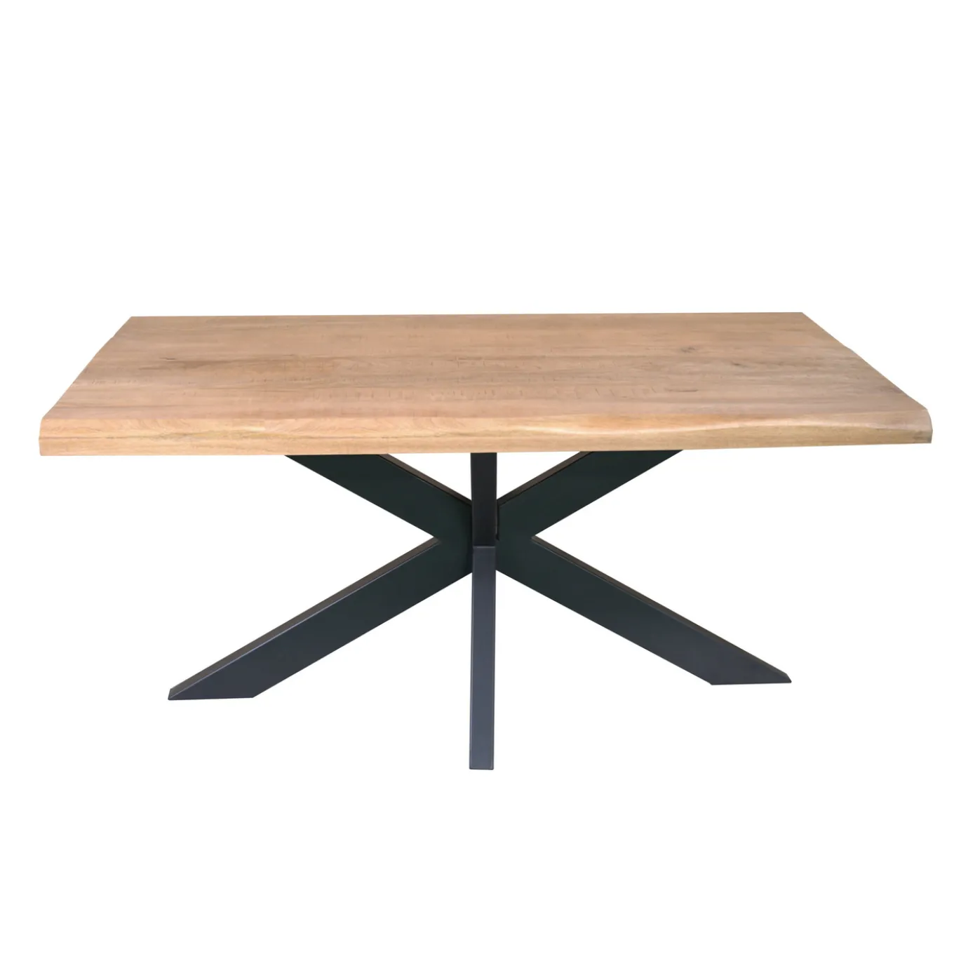 StarFurn Boomstamtafel Dakota Naturel Mangohout 140cm