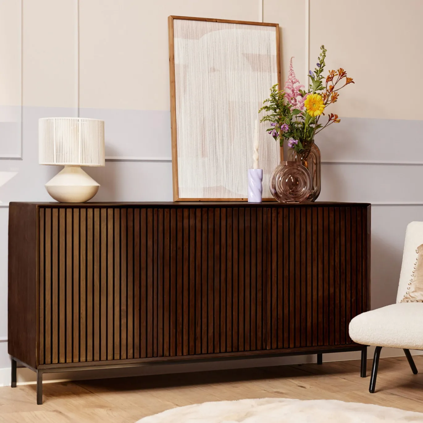 StarFurn Dressoir Madison Bruin 165cm