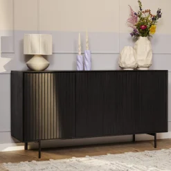 StarFurn Dressoir Madison Zwart 165cm