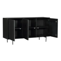 StarFurn Dressoir Madison Zwart 165cm