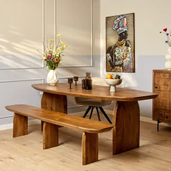 StarFurn Eetkamerbank Tense Naturel 220cm