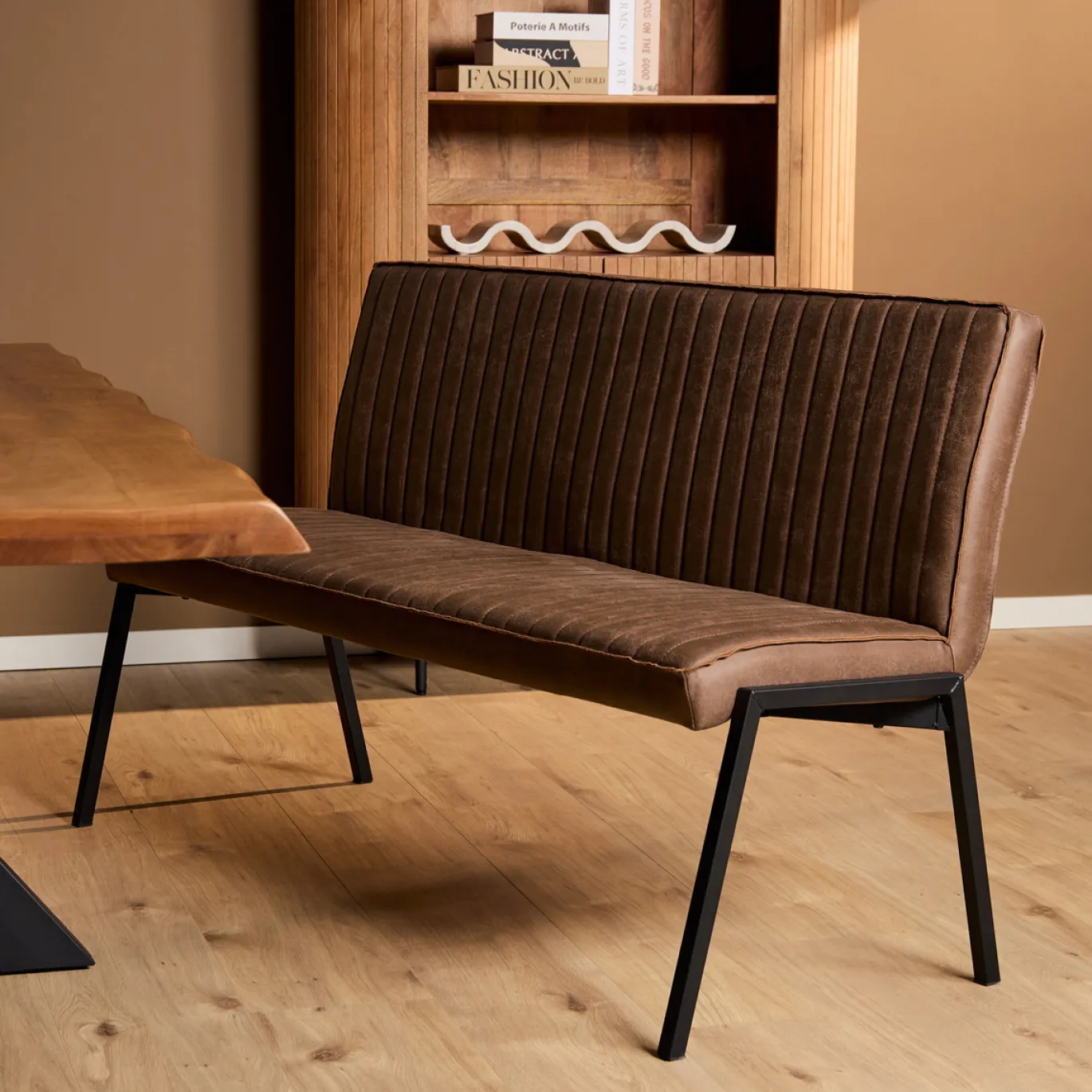 Starfurn Eetkamerbank Tivoli Bull 155cm Bruin