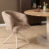 Starfurn Eetkamerstoel Demi Cinnamon/Zand met Armleuning