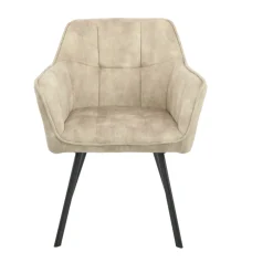 StarFurn Eetkamerstoel Emma Velvet Taupe
