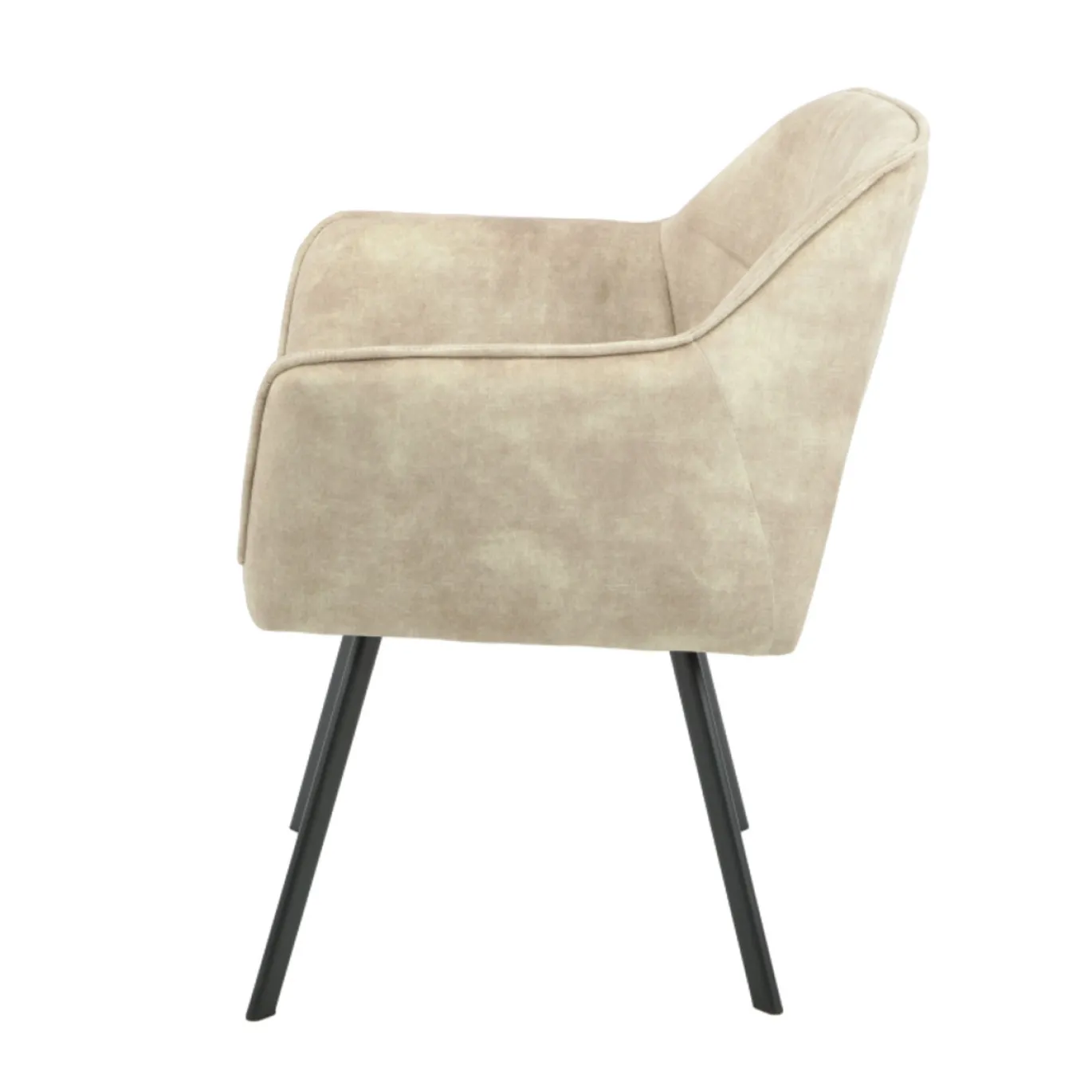 StarFurn Eetkamerstoel Emma Velvet Taupe