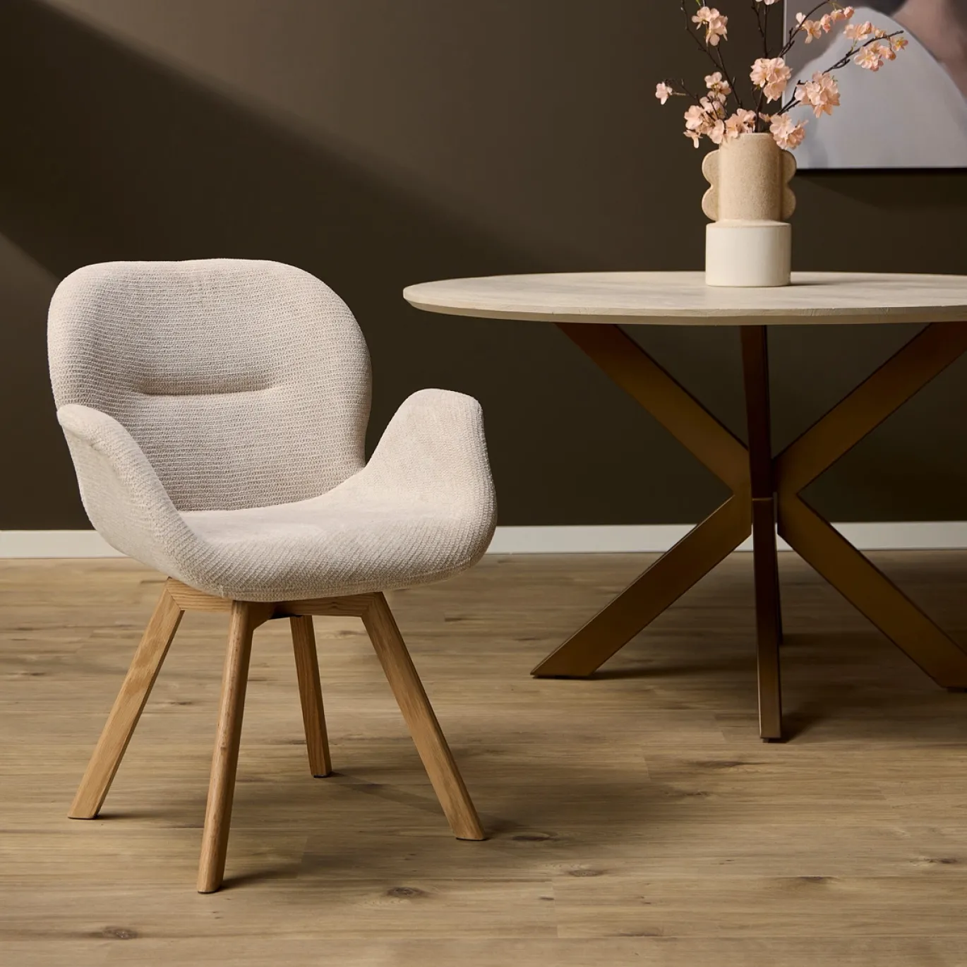 StarFurn Eetkamerstoel Jesse Beige