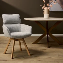 StarFurn Eetkamerstoel Jona Taupe