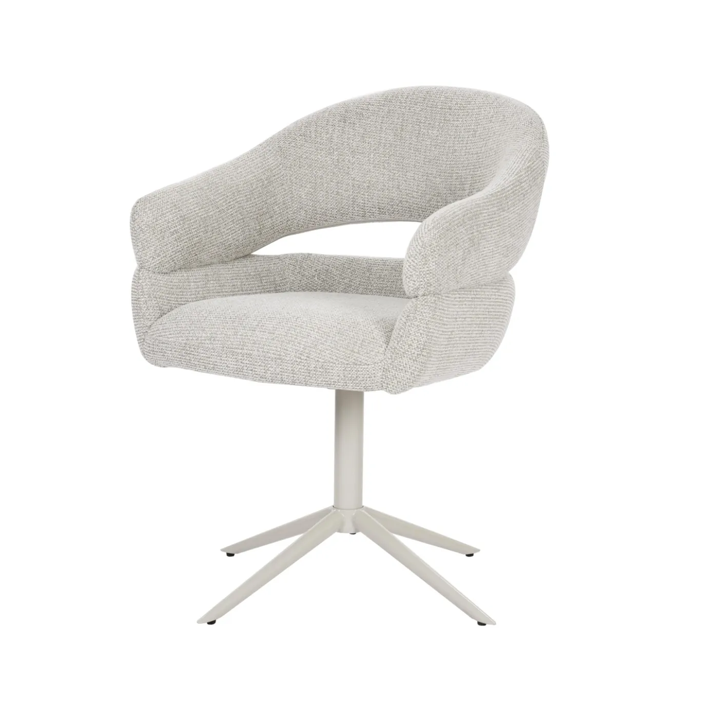 StarFurn Eetkamerstoel Lily Beige Draaibaar