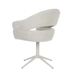 StarFurn Eetkamerstoel Lily Beige Draaibaar