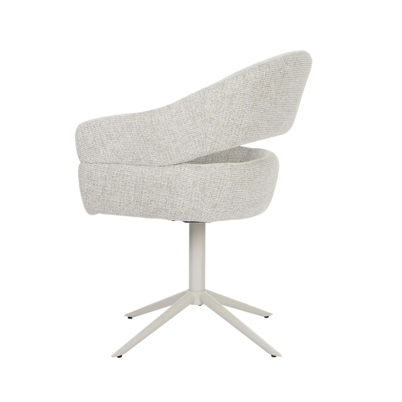 StarFurn Eetkamerstoel Lily Beige Draaibaar