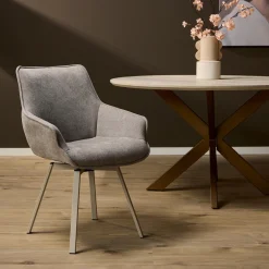 StarFurn Eetkamerstoel Mees Taupe