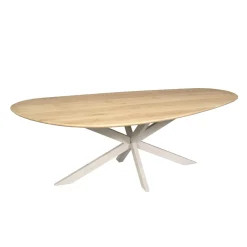 Starfurn Eettafel Cloud 180cm Eiken Naturel Poot Zand
