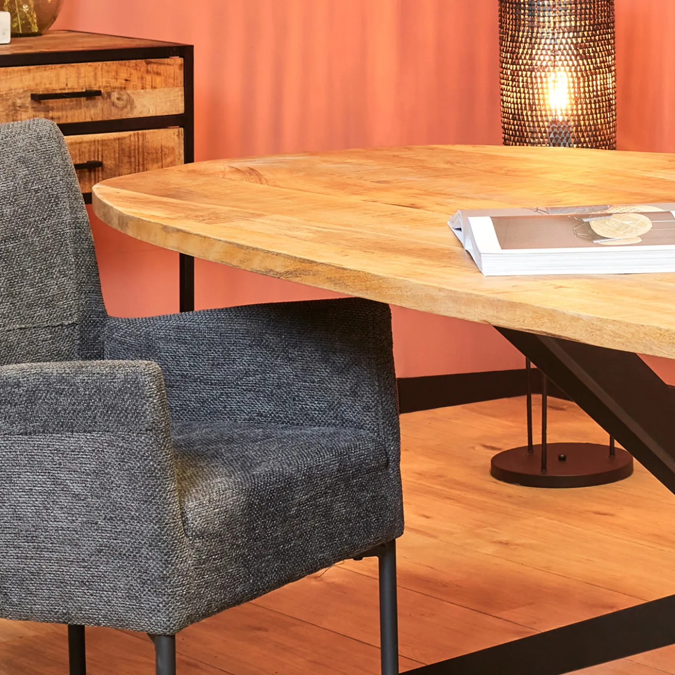 StarFurn Eettafel Elegance Deens Ovaal Naturel 200x100cm