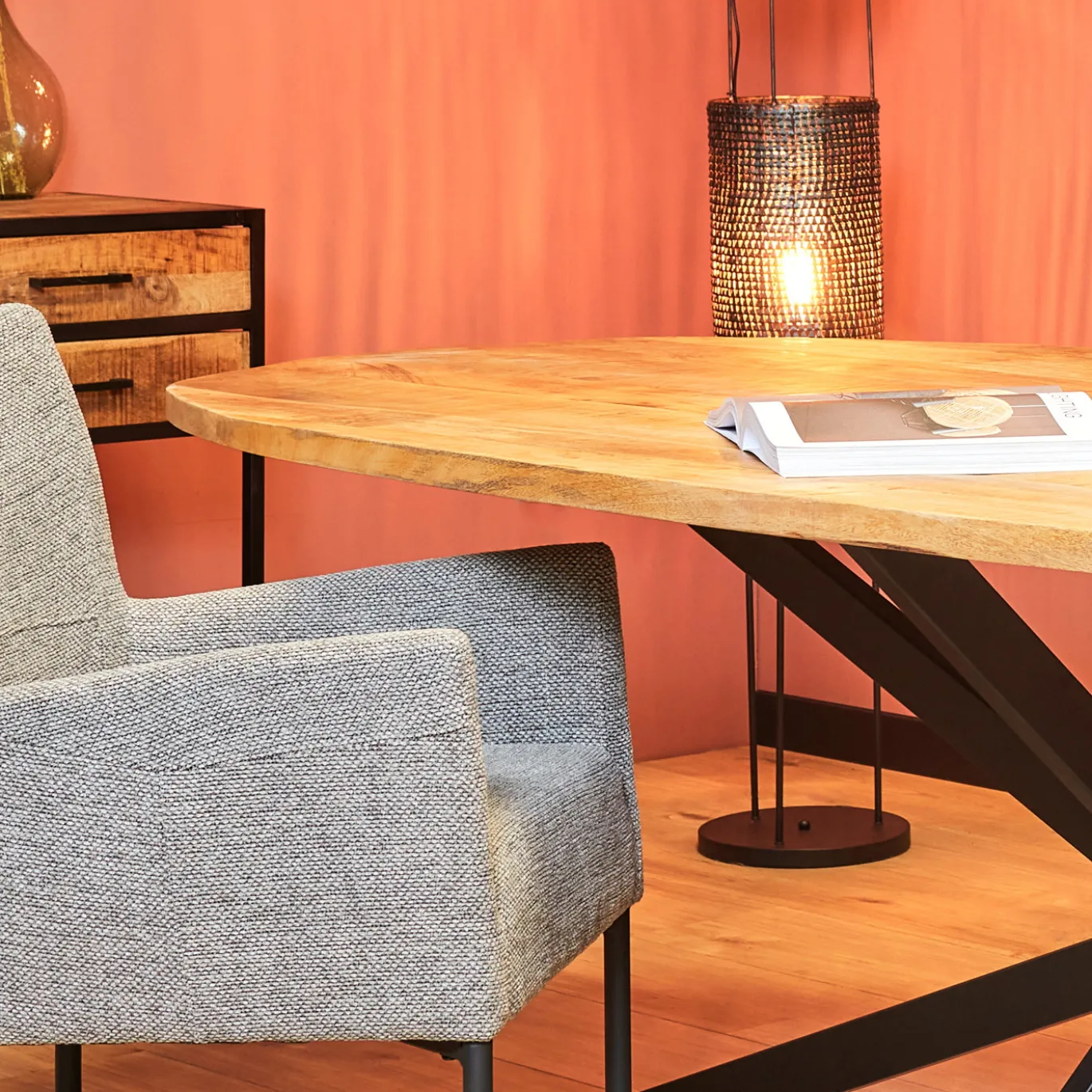 StarFurn Eettafel Elegance Deens Ovaal Naturel 200x100cm