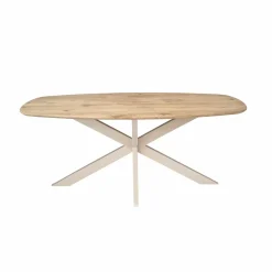 Starfurn Eettafel Ferris Deens Ovaal 180cm Eiken Naturel Poot Zand