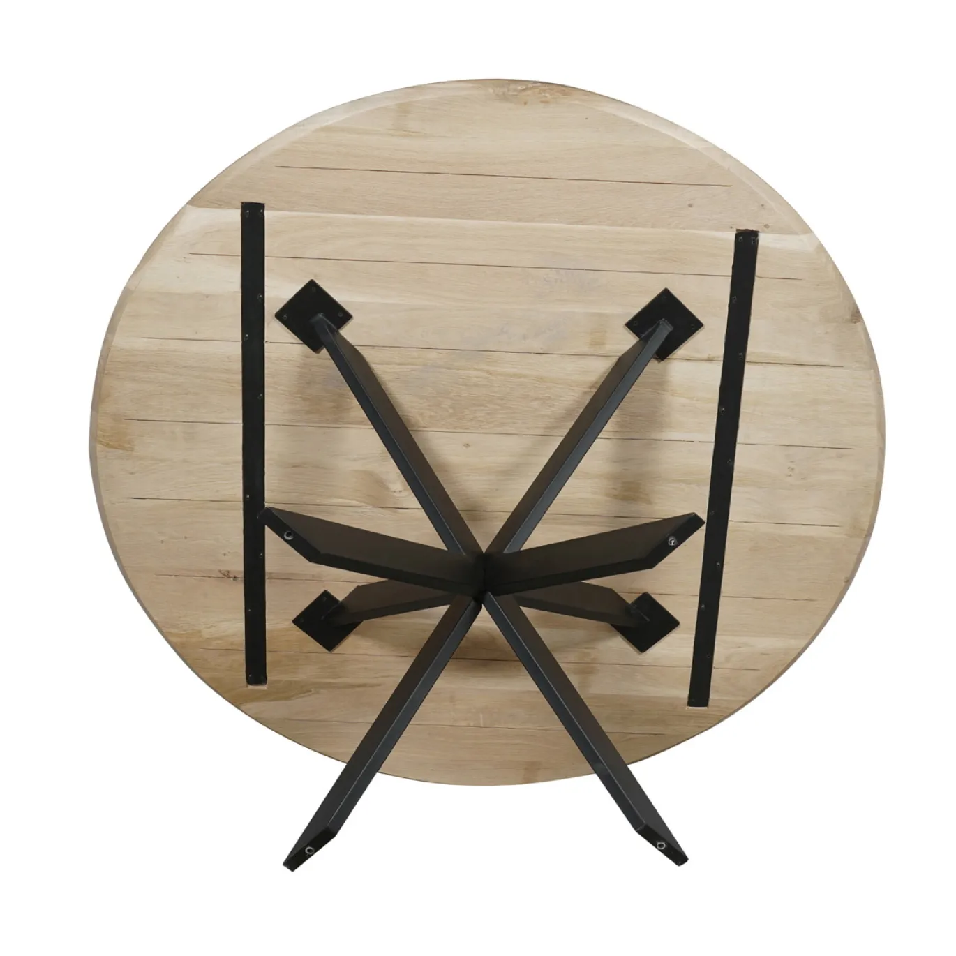 StarFurn Eettafel Ferris Eiken Rond 110cm Naturel
