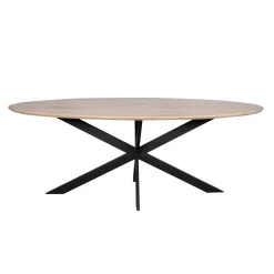 StarFurn Eettafel Ferris Eiken Deens Ovaal 200cm Naturel