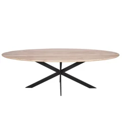 StarFurn Eettafel Ferris Eiken Ovaal 210cm Naturel