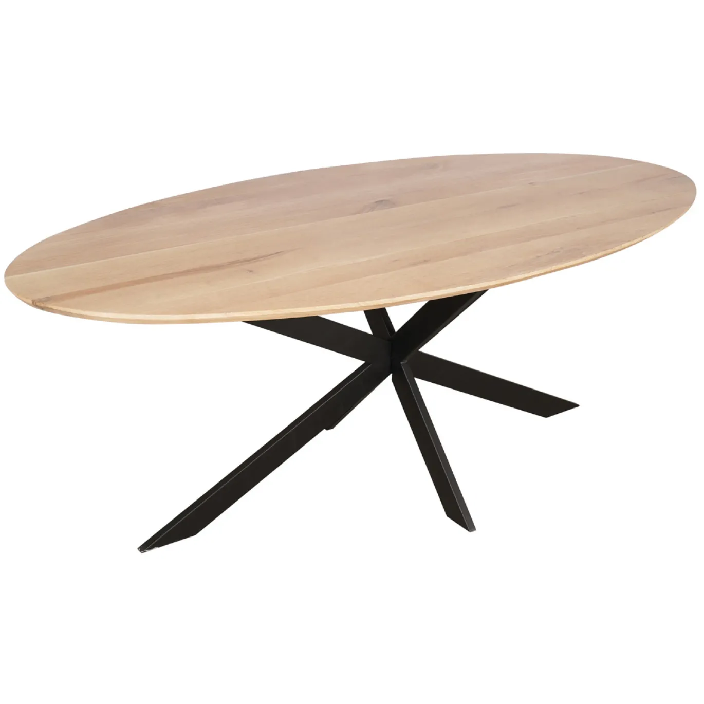 StarFurn Eettafel Ferris Eiken Ovaal 210cm Naturel