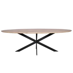 StarFurn Eettafel Ferris Eiken Ovaal 210cm Naturel
