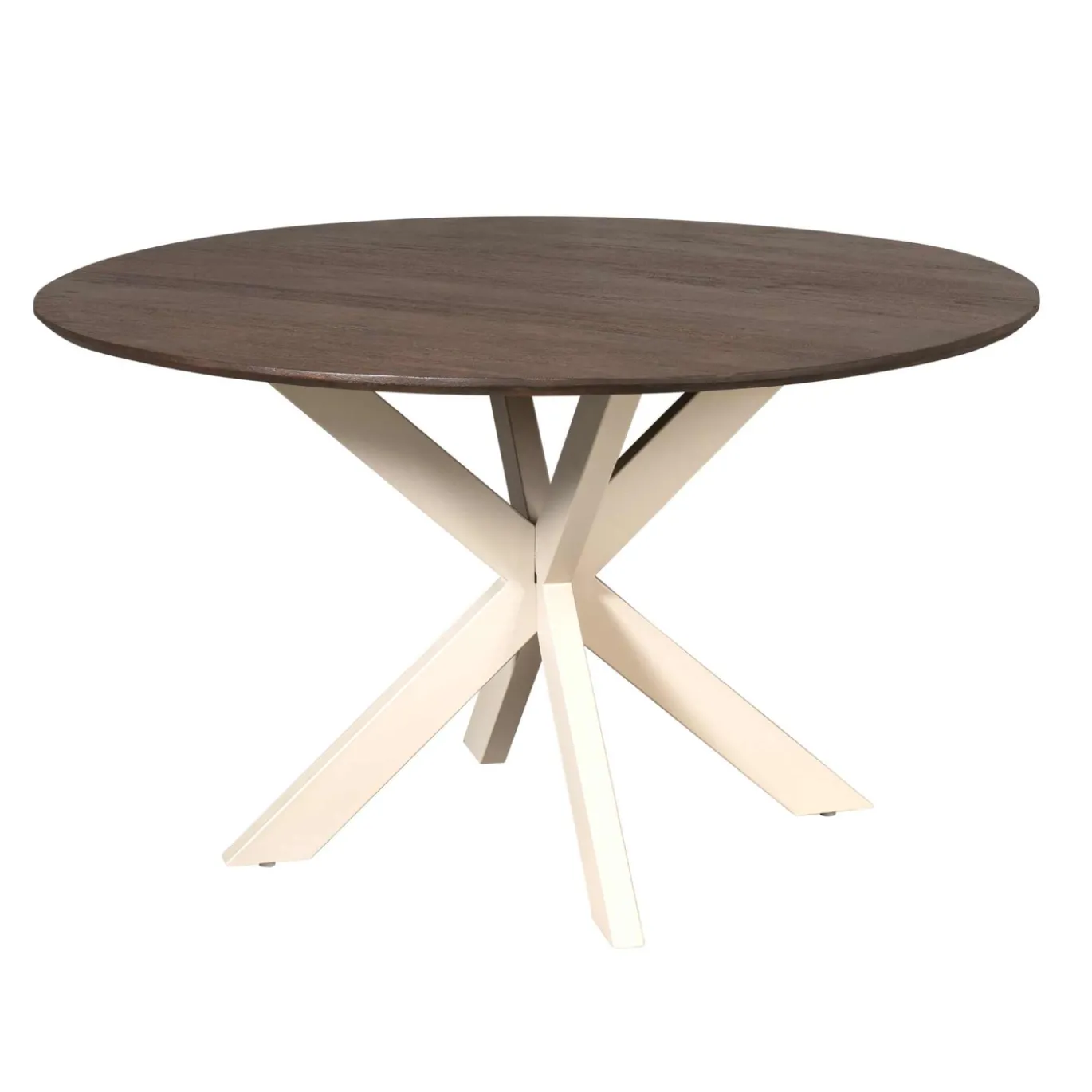 StarFurn Eettafel Madison Bruin 130cm Poot Zand